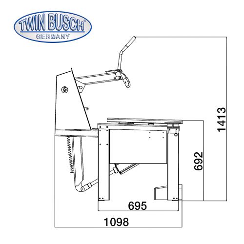 Tyre bead breaker - TWX-400