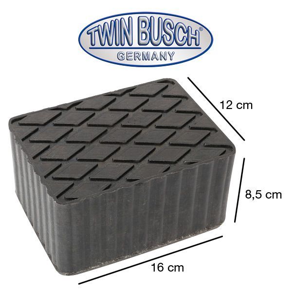 rubber block for HERKULES for scissor lifts dimensions 120 x 100 x 80 mm -  Böck GmbH
